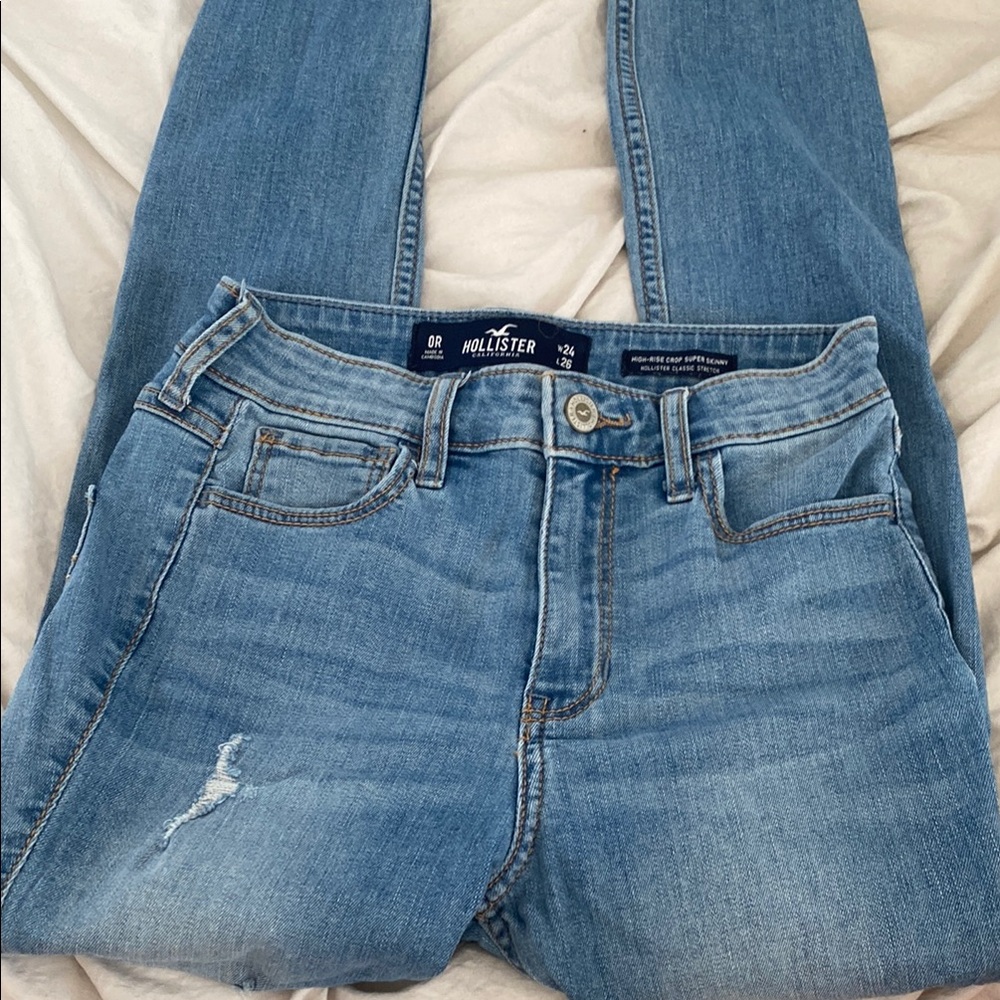 Hollister Blue Skinny Jeans with Stretch